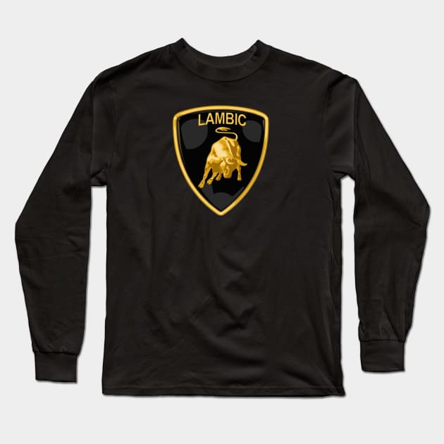 Lambic Lamborghini Long Sleeve T-Shirt by OutOfCode